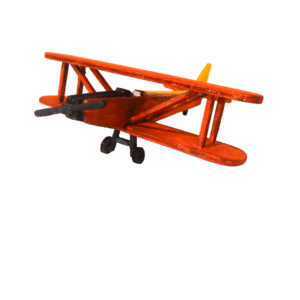 Wooditz model vliegtuig geverfd