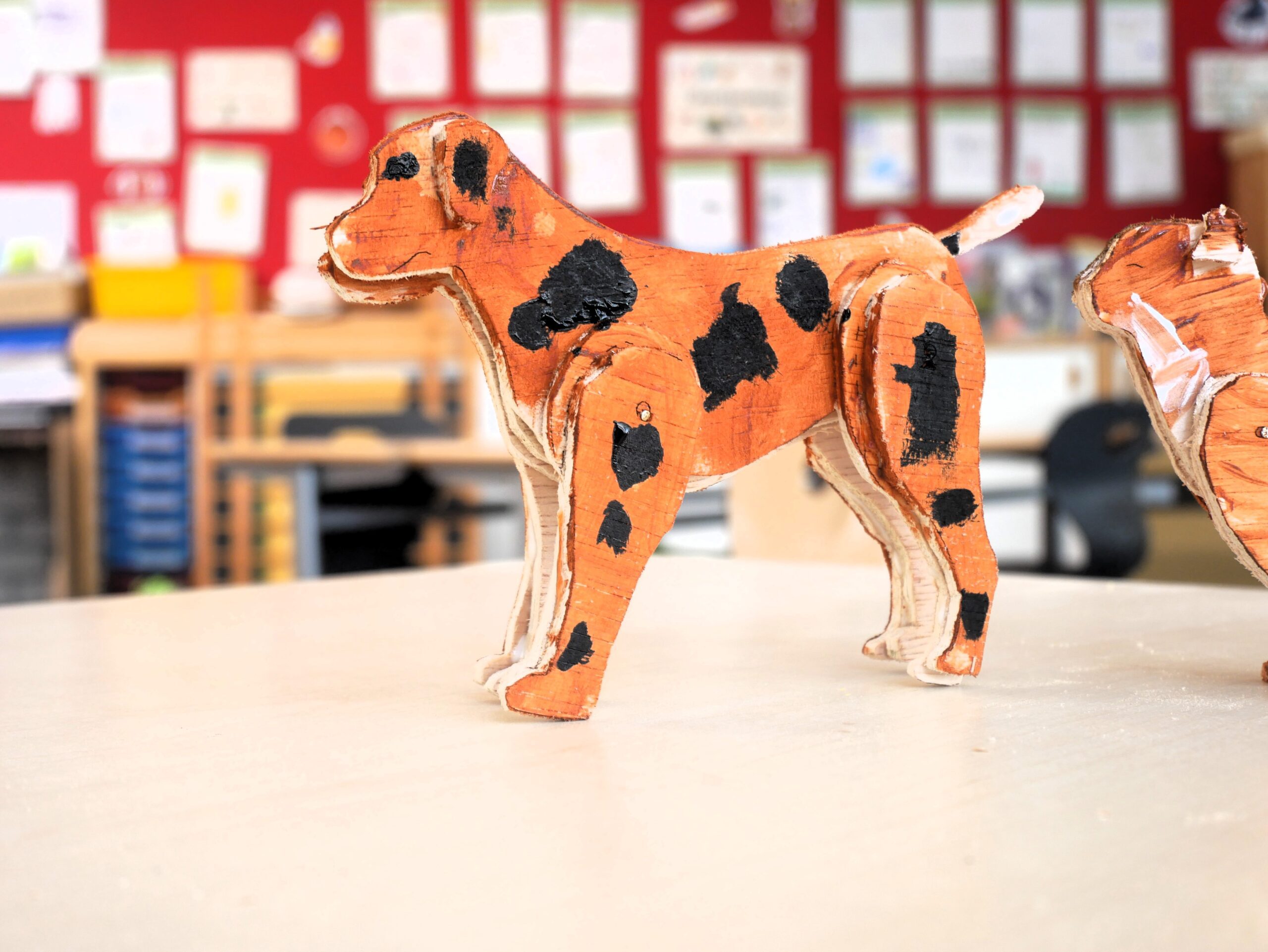 Wooditz workshop - gemaakt model hond