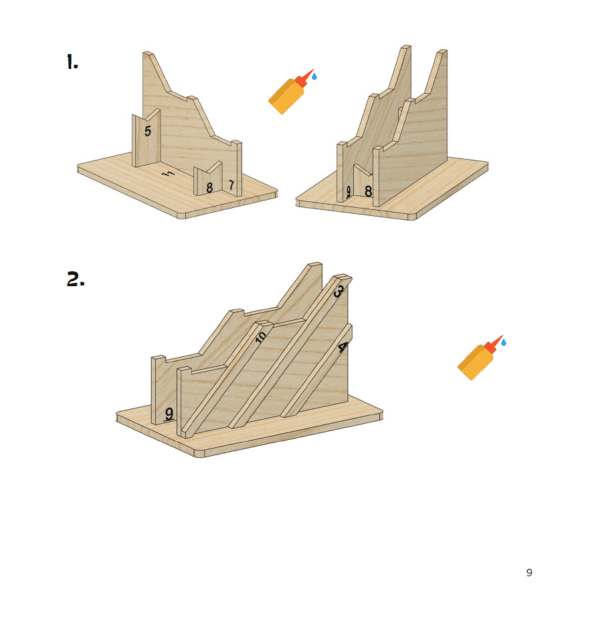 Een kijkje in de handleiding van het bouwpakket Controllerhouder